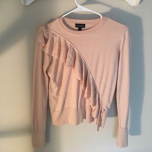 TOPSHOP Ruffle Sweater
